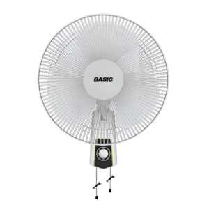 مروحة حائط بيسك 3 شفرات و3 سرعات بقدرة 55 وات تبريد فعّال – أبيض – BFW-5B3S