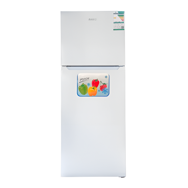 ثلاجة بيسك أبيض بسعة 14.4 قدم مع تبريد فعال وموفرة للطاقة – BRD-500ML W