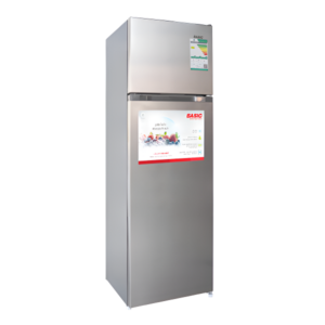 ثلاجة بيسك 240 لتر استيل بسعة 7.4 قدم مع فريزر علوي وتبريد ثابت - BRD-D240ML 55