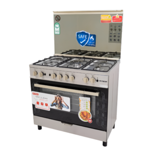 فرن فريش غاز 60×90 استيل أمان كامل وصمام حماية مع طهي متوازن - FSC9060